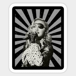 Retro Madonna Sticker